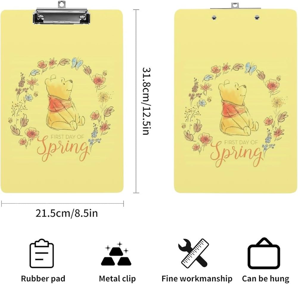 ぷーさんページ Amazon | 【A4サイズ】プー くまのプーさん クリップボード A4